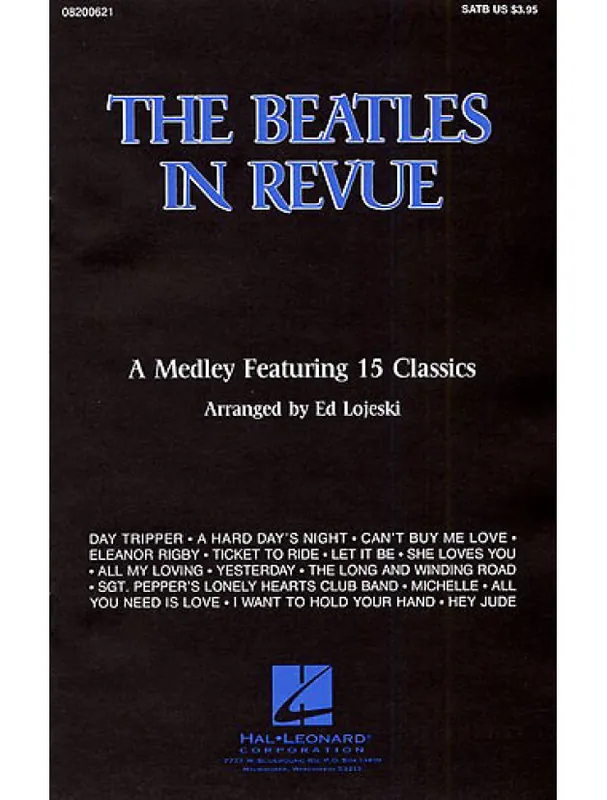 Rychlé Dodání The Beatles In Revue (SATB/Piano) (noty, sborový zpěv) - SADA 5 ks