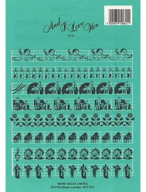 Nejprodávanější The Beatles And I Love Her (SSA/Piano) (noty, sborový zpěv, klavír) - SADA 5 ks