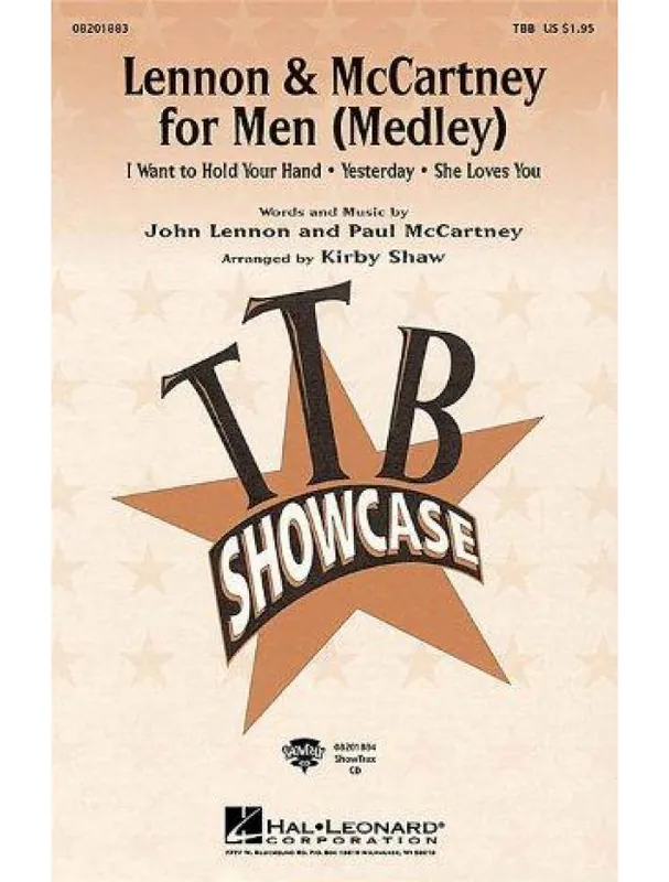Výhodná Nabídka The Beatles Lennon And McCartney For Men (Medley) (TTB) (noty, sborový zpěv) - SADA 5 ks