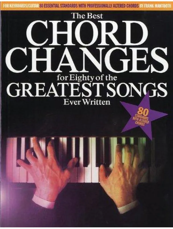 The Best Chord Changes For Eighty Of The Greatest Songs Ever Written (noty, melodická linka & texty, s akordovými značkami) Časově Omezené