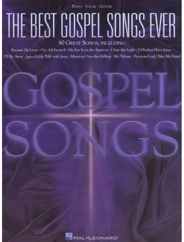 Nejprodávanější The Best Gospel Songs Ever (noty, klavír, zpěv, kytara)