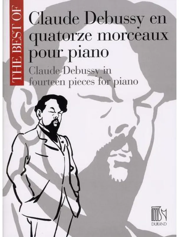 The Best Of Claude Debussy In Fourteen Pieces For Piano (noty, klavír) Oblíbený