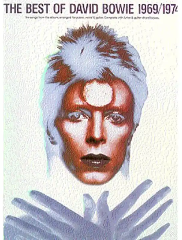 Přímo Od Výrobce The Best Of David Bowie 1969/1974 (noty, akordy, texty, klavír, kytara, zpěv)