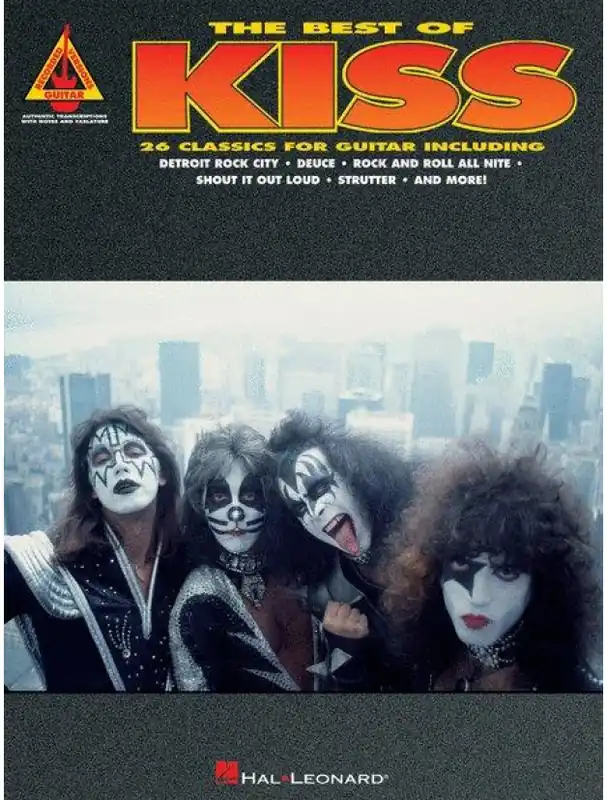 Vrácení Zdarma The Best Of Kiss (noty, tabulatury na kytaru)