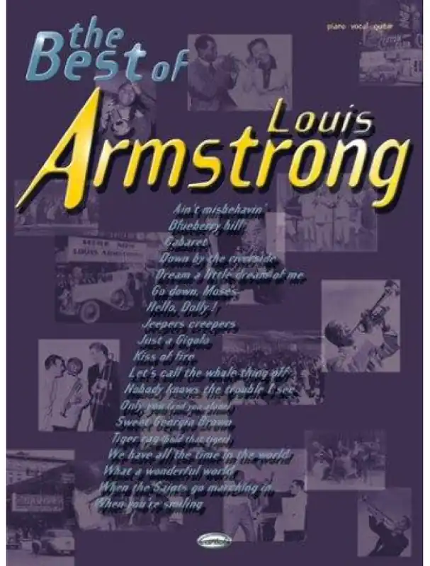 The Best of Louis Armstrong (noty na klavír, zpěv, akordy na kytaru) Cenový Hit
