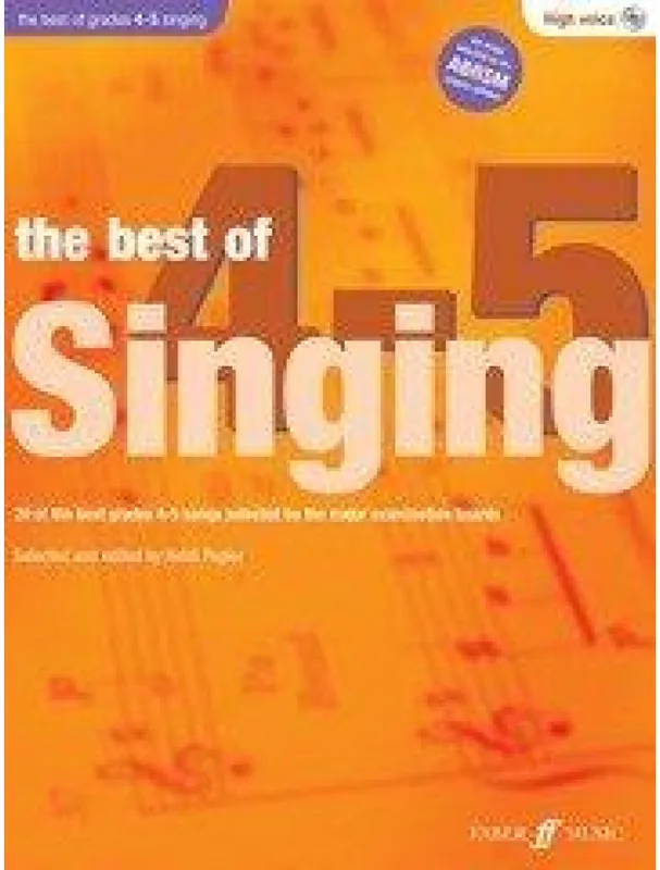 The Best Of Singing Grades 4-5 (High Voice) (noty na zpěv, vysoký hlas) (+audio) Aktuální