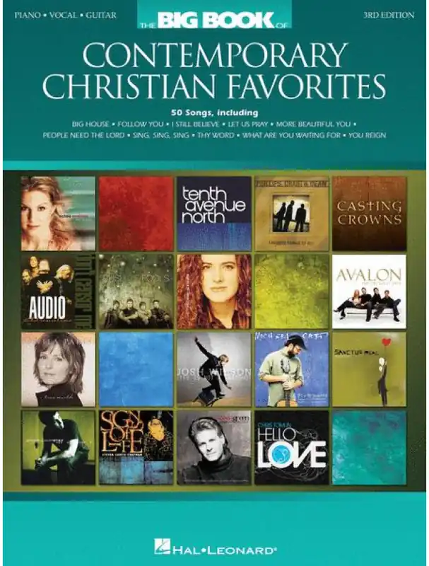 The Big Book of Contemporary Christian Favorites (noty na klavír, zpěv, akordy) Rychlé Dodání