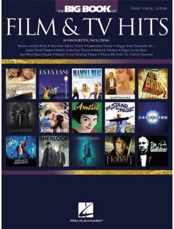 Nakupujte Hned The Big Book Of Film & TV Hits (noty na klavír, zpěv, akordy na kytaru)