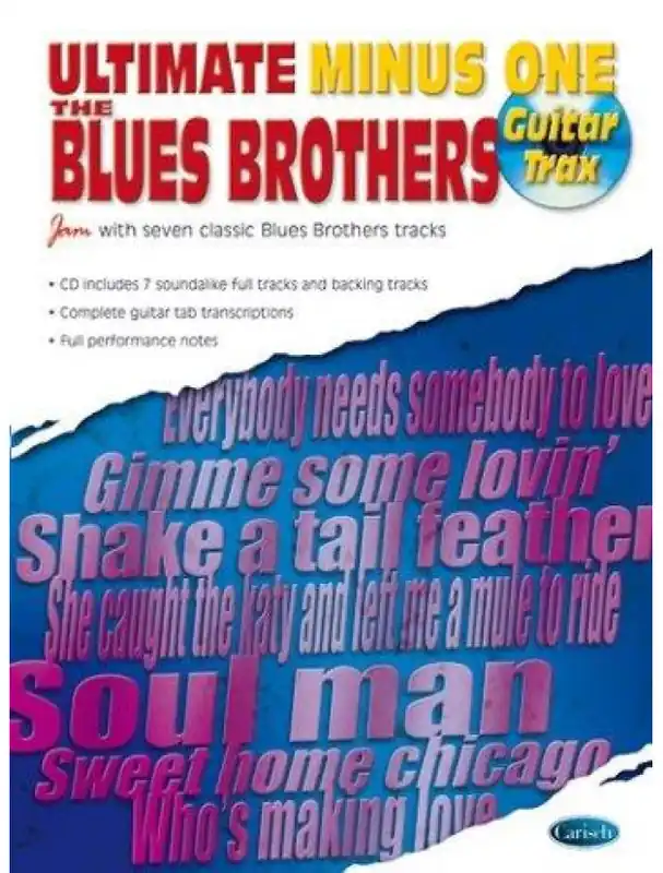 The Blues Brothers Ultimate Minus One (noty, tabulatury na kytaru) (+audio) Horká Nabídka