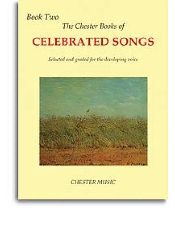Omezená Nabídka The Chester Book Of Celebrated Songs - Book Two (noty, zpěv, klavír)