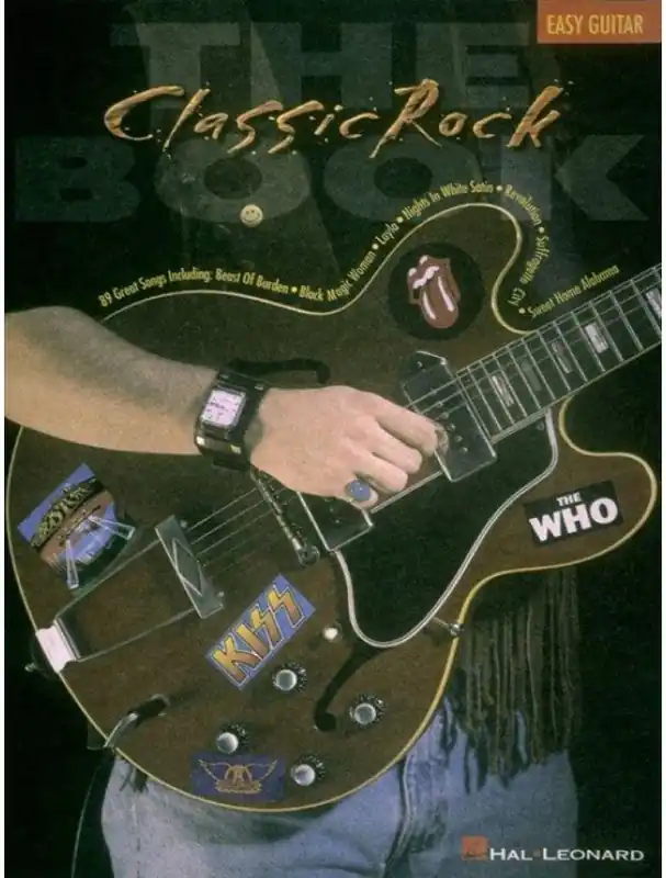 Nejprodávanější The Classic Rock Book (noty, melodická linka, akordy)