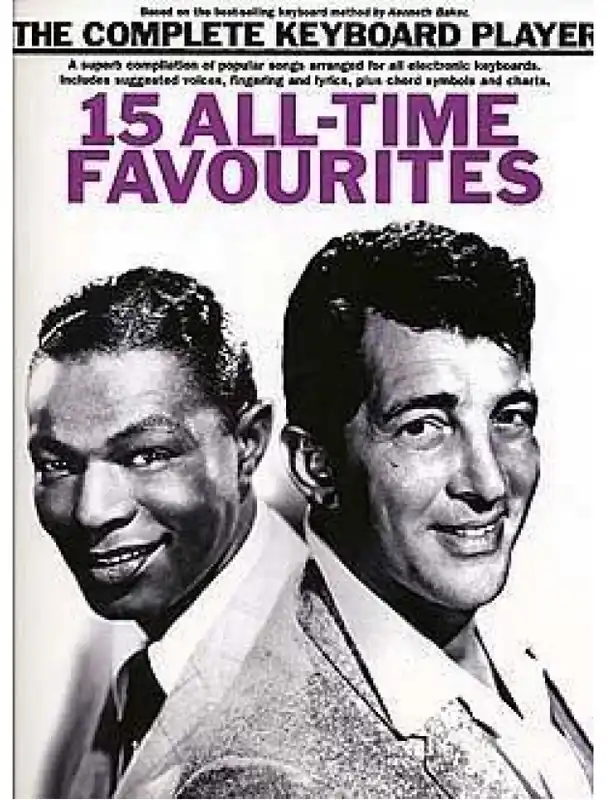 Autentický The Complete Keyboard Player Songbook 15 All-Time Favourites (noty, akordy, texty)