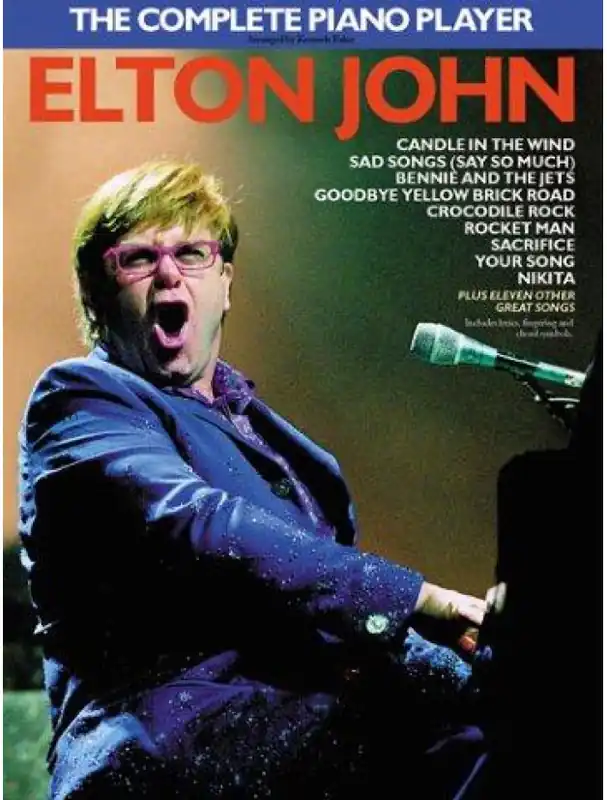 Jen Po Omezenou Doba The Complete Piano Player Elton John (noty na klavír, zpěv, akordy)