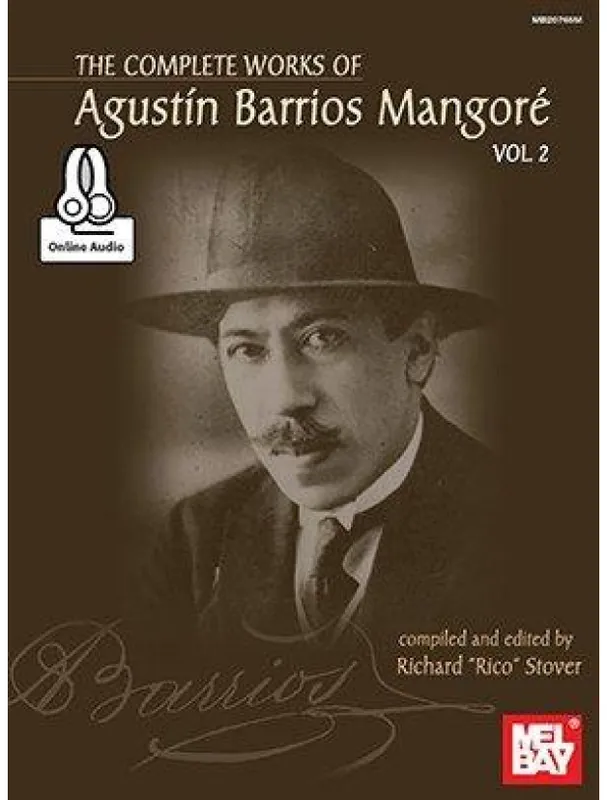 Top Prodej The Complete Works Of Agustin Barrios Mangore Vol. 2 (noty na kytaru) (+audio)