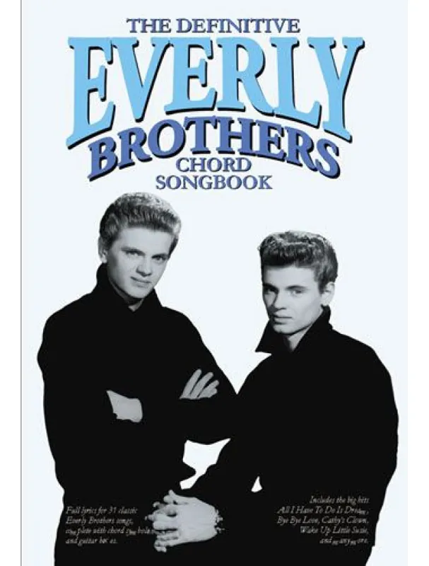 The Definitive Everly Brothers Chord Songbook (akordy, texty, kytara) Cenová Bomba