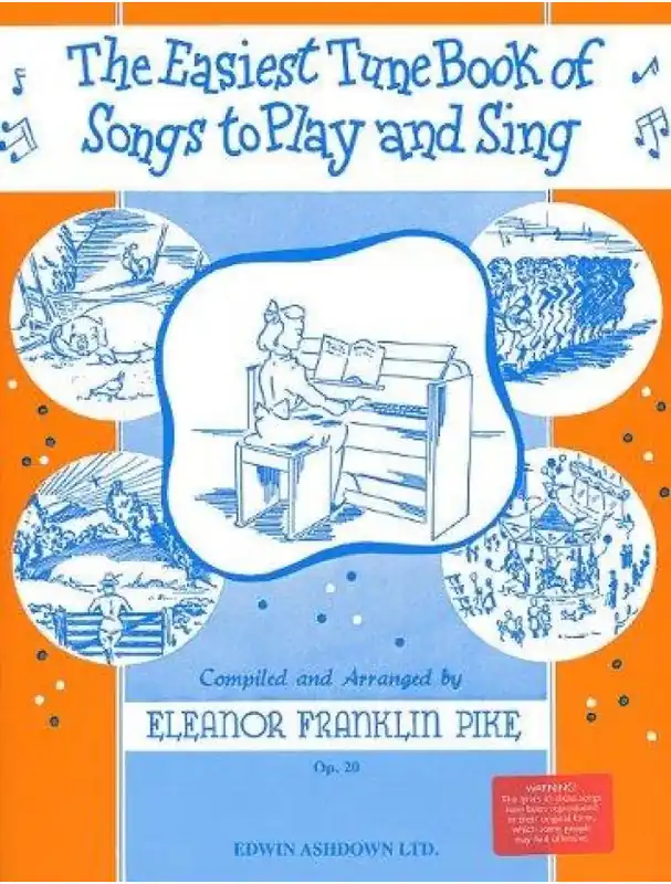Nová Kolekce The Easiest Tune Book Of Songs To Play And Sing (noty na klavír, zpěv, akordy na kytaru)
