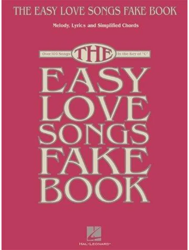 The Easy Love Songs Fake Book (noty na C nástroje, melodická linka, akordy) Výprodej