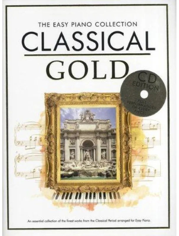 Dokud Zásoby Vydrží The Easy Piano Collection Classical Gold (noty pro sólo klavír) (+audio)