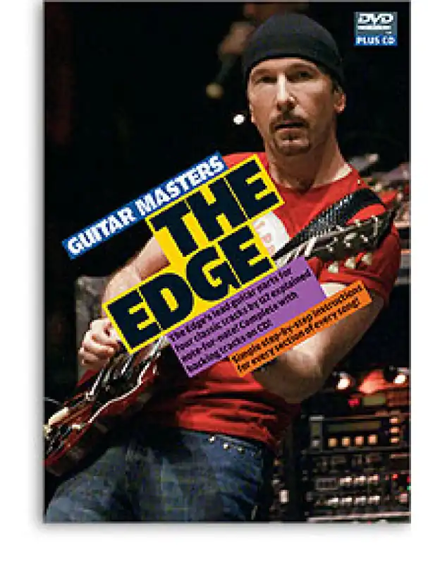 Výprodej The Edge (U2) Guitar Masters DVD & CD (video škola hry na kytaru)