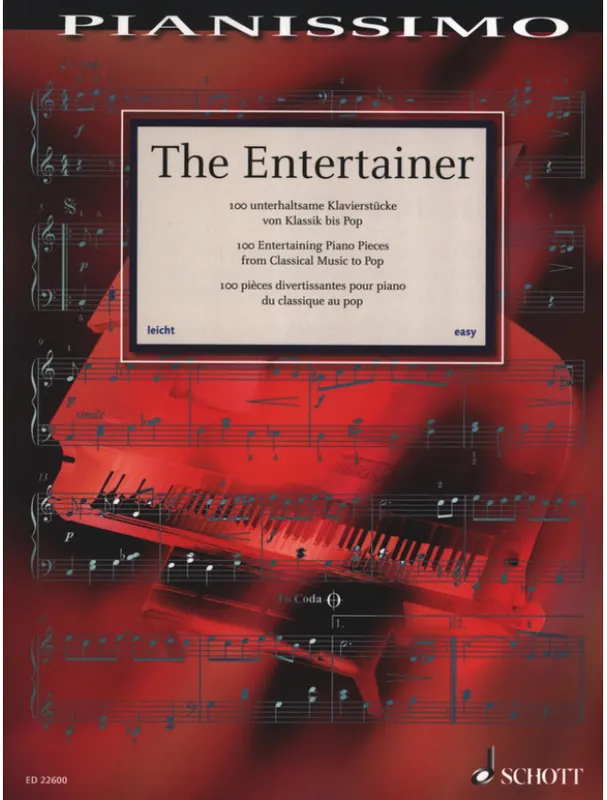 The Entertainer 100 Entertaining Piano Pieces From Classical Music To Pop (noty na klavír) Objednat Nyní