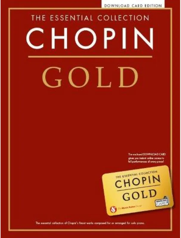 The Essential Collection Chopin Gold (noty na sólo klavír) (+audio) Vysoce Kvalitní
