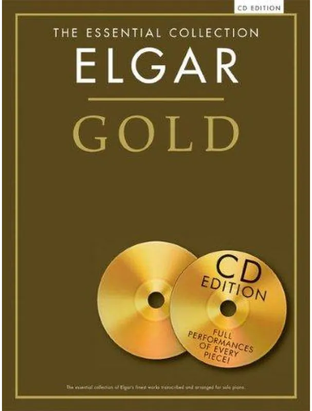 Víkendová Akce The Essential Collection Elgar Gold (noty, sólo klavír) (+audio)