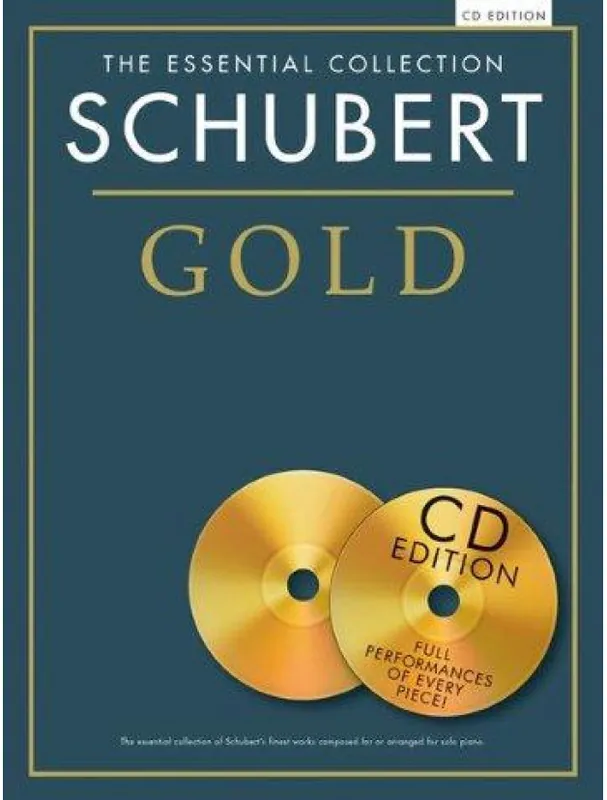 Nejlepší Volba The Essential Collection Schubert Gold (noty, sólo klavír) (+audio)