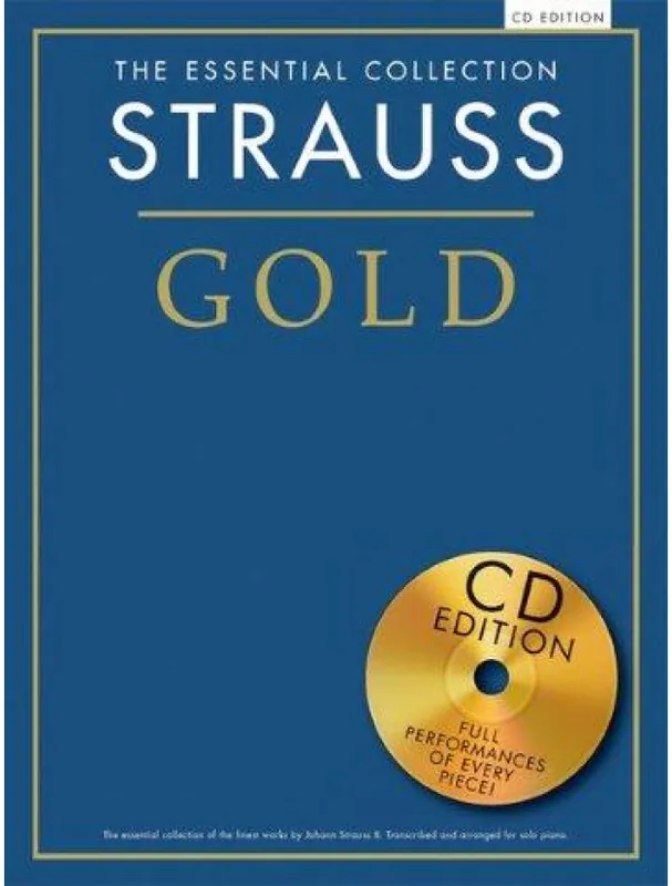 The Essential Collection Strauss Gold (noty pro sólo klavír) (+audio) Výprodej