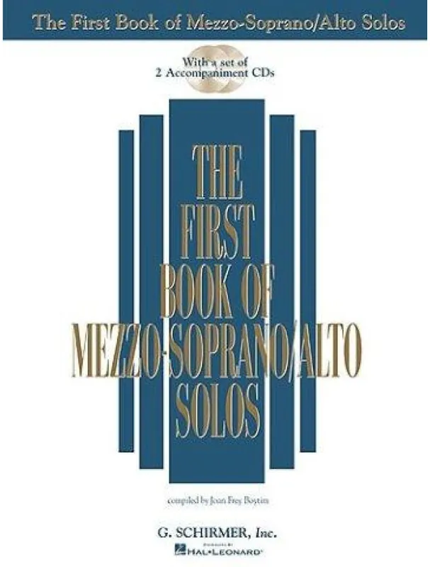 The First Book Of Mezzo-Soprano/Alto Solos (noty na zpěv, klavír) (+audio) Expresní Doručení