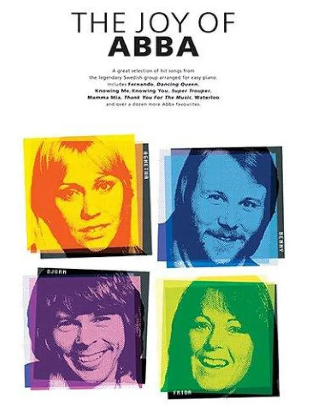 Víkendová Akce The Joy Of Abba (noty na snadný klavír)
