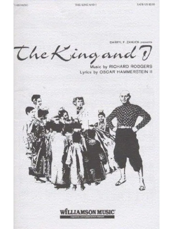 The King And I - Choral Selection (noty na sborový zpěv SATB, klavír) - SADA 5 ks Speciální Cena