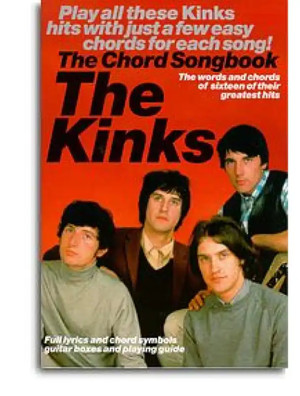 The Kinks The Chord Songbook (akordy, texty, kytara) Nová Kolekce