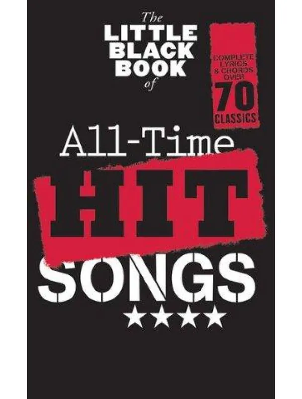 Koupit Online The Little Black Book Of All-Time Hit Songs (akordy na kytaru, texty písní)