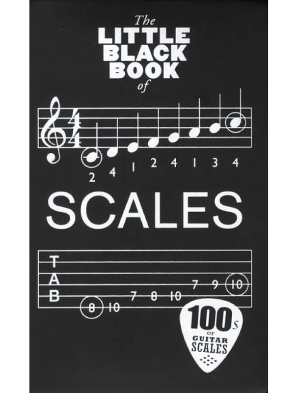 The Little Black Book Of Scales (kytarové stupnice, noty, tabulatury na kytaru) Vrácení Zdarma