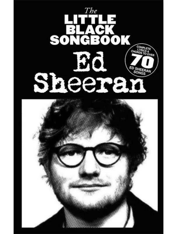 Horká Nabídka The Little Black Songbook Ed Sheeran (akordy na kytaru, texty písní)
