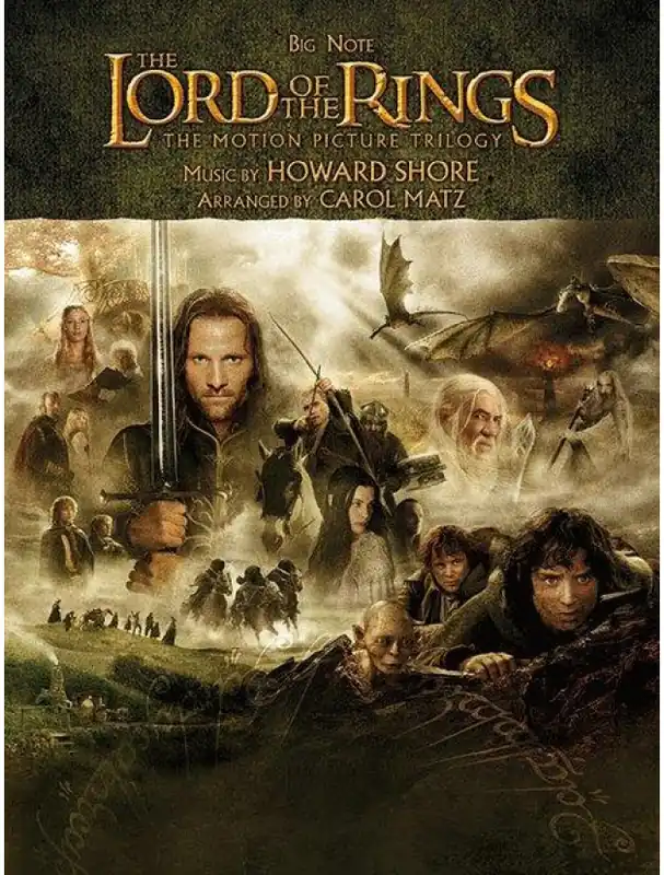 The Lord of the Rings Trilogy (velké noty na snadný klavír) Super Cena