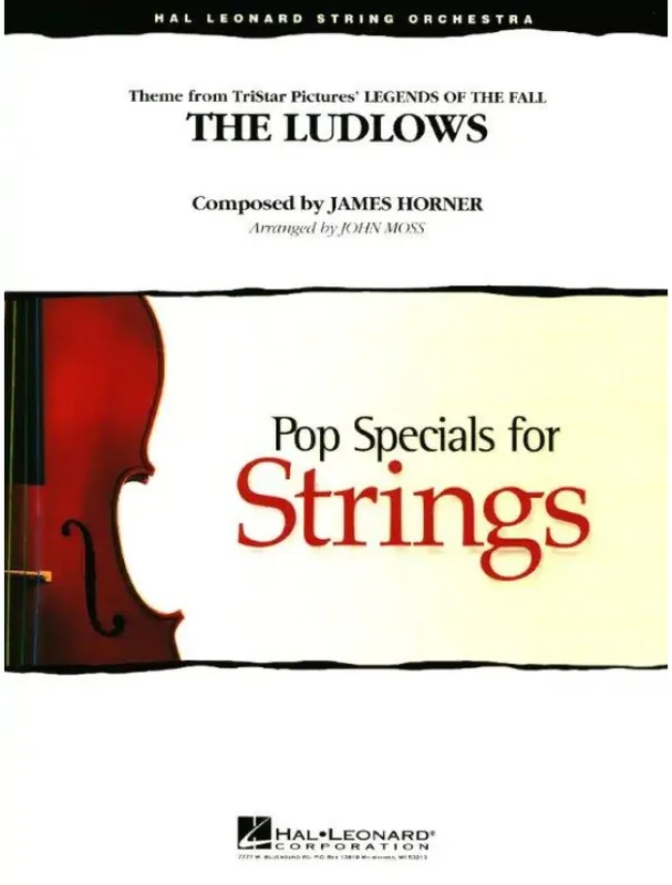 The Ludlows - Theme from Legends of the Fall (noty pro smyčcový orchestr, party, partitura) Cenová Bomba