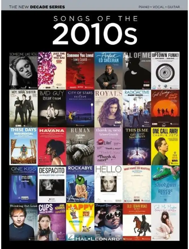 The New Decade Series Songs of the 2010s (noty na klavír, zpěv, akordy) Oblíbený