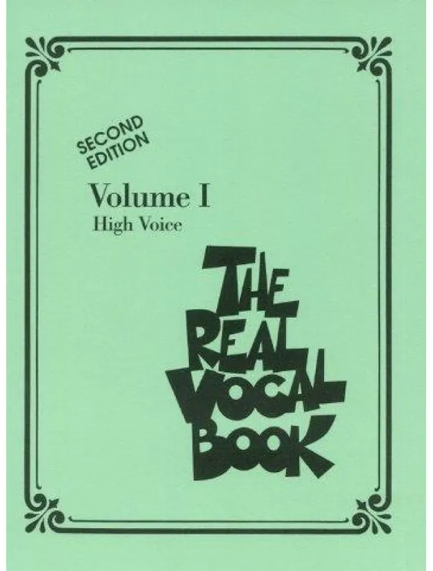 The Real Vocal Book Volume I - High Voice (noty na zpěv) Výhodná Nabídka