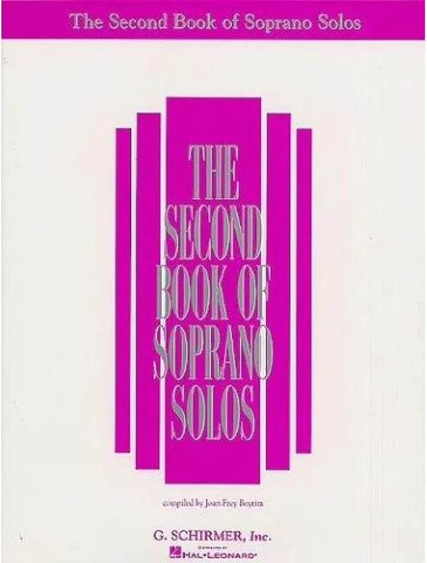 The Second Book Of Soprano Solos (noty na zpěv, klavír) Časově Omezené