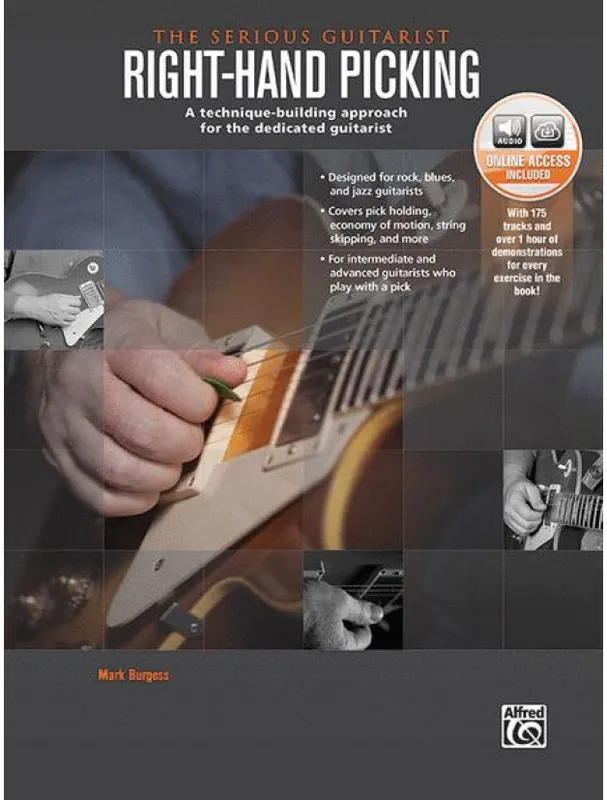 The Serious Guitarist Right-Hand Picking (noty, tabulatury na kytaru) (+audio) Akce