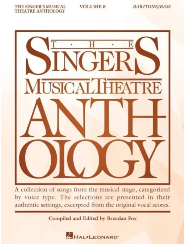 Nejlepší Volba The Singer‘s Musical Theatre Anthology 8 - Baritone (noty na klavír, zpěv)