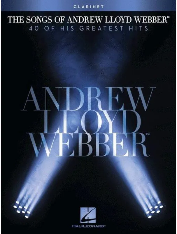 Ověřený The Songs Of Andrew Lloyd Webber (noty na klarinet)