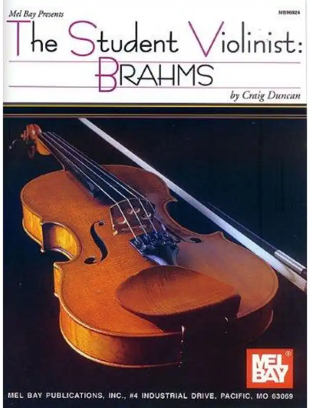Levný The Student Violinist Brahms (noty na housle)