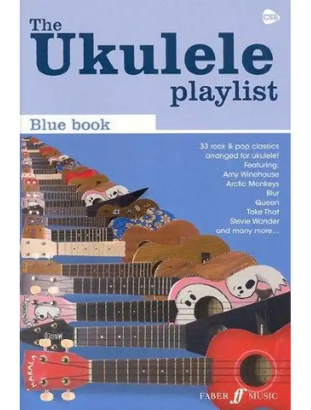 Cenově Výhodný The Ukulele Playlist Blue Book (akordy na ukulele, texty písní)