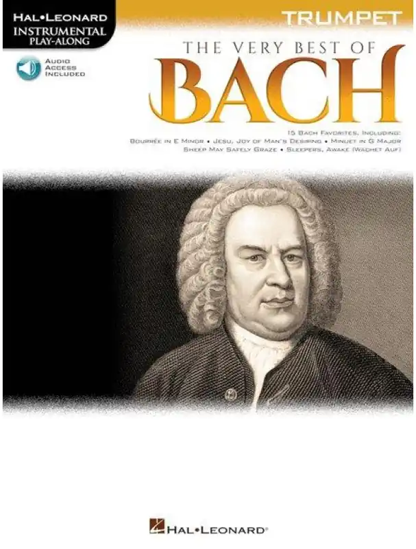 The Very Best of Bach Instrumental Play-Along For Trumpet (noty na trubku) (+audio) Časově Omezené