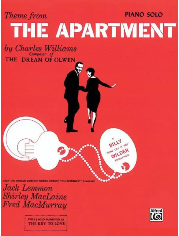 Omezená Nabídka Theme from The Apartment / Byt (noty na klavír)