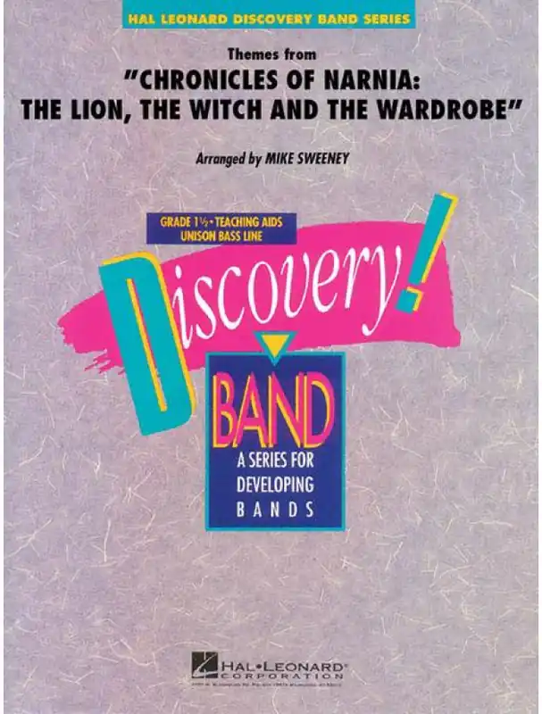Themes from the Chronicles of Narnia The Lion, The Witch and the Wardrobe (snadné noty pro koncertní orchestr, party, partitura) Vysoce Kvalitní