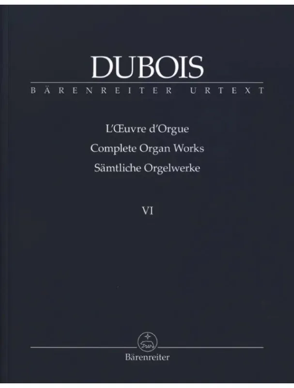 Théodore Dubois Complete Organ Works 6 (noty na varhany) Originální