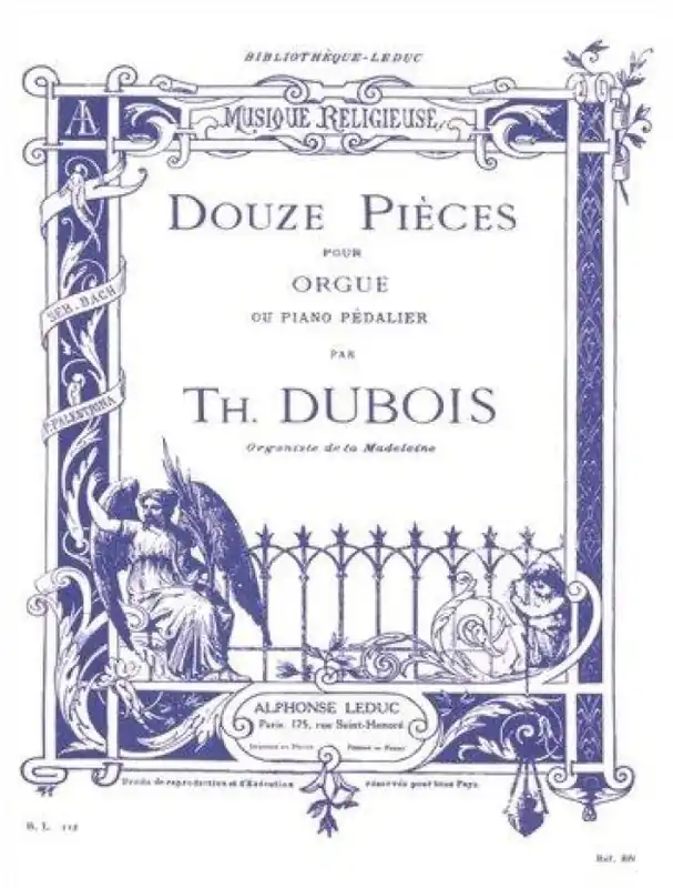 Théodore Dubois Twelve pieces (Organ) (noty na varhany) Časově Omezené